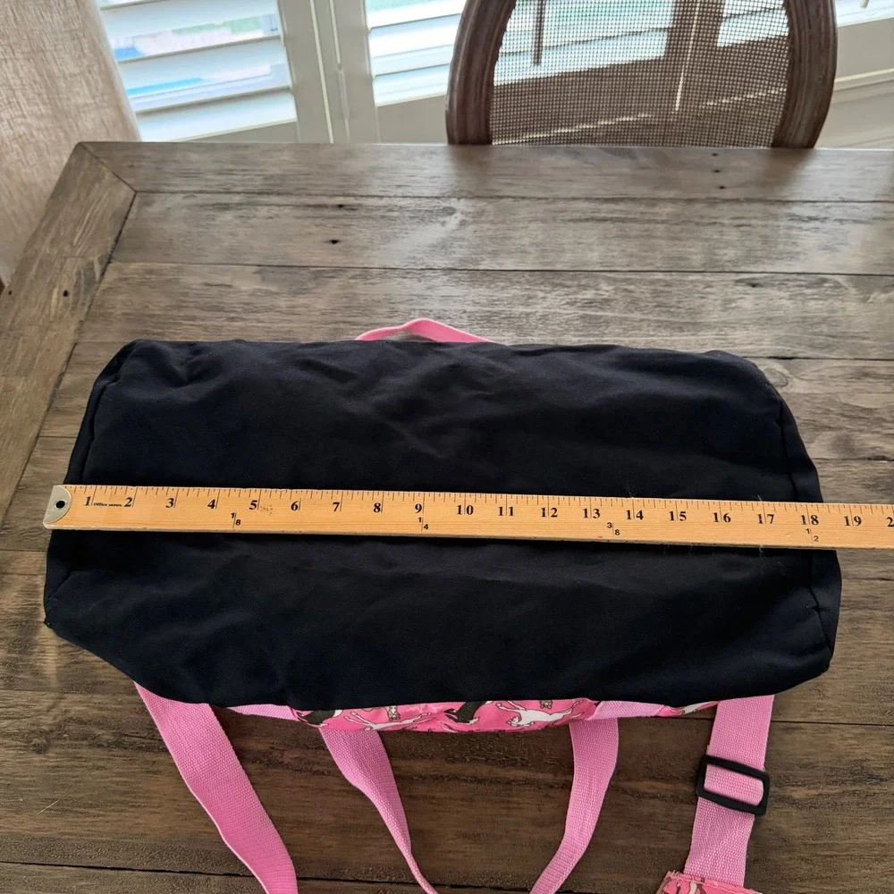 Wildkin Kids Pink Horse Print Duffel Bag‎ Overnight Travel Gym Bag with Strap